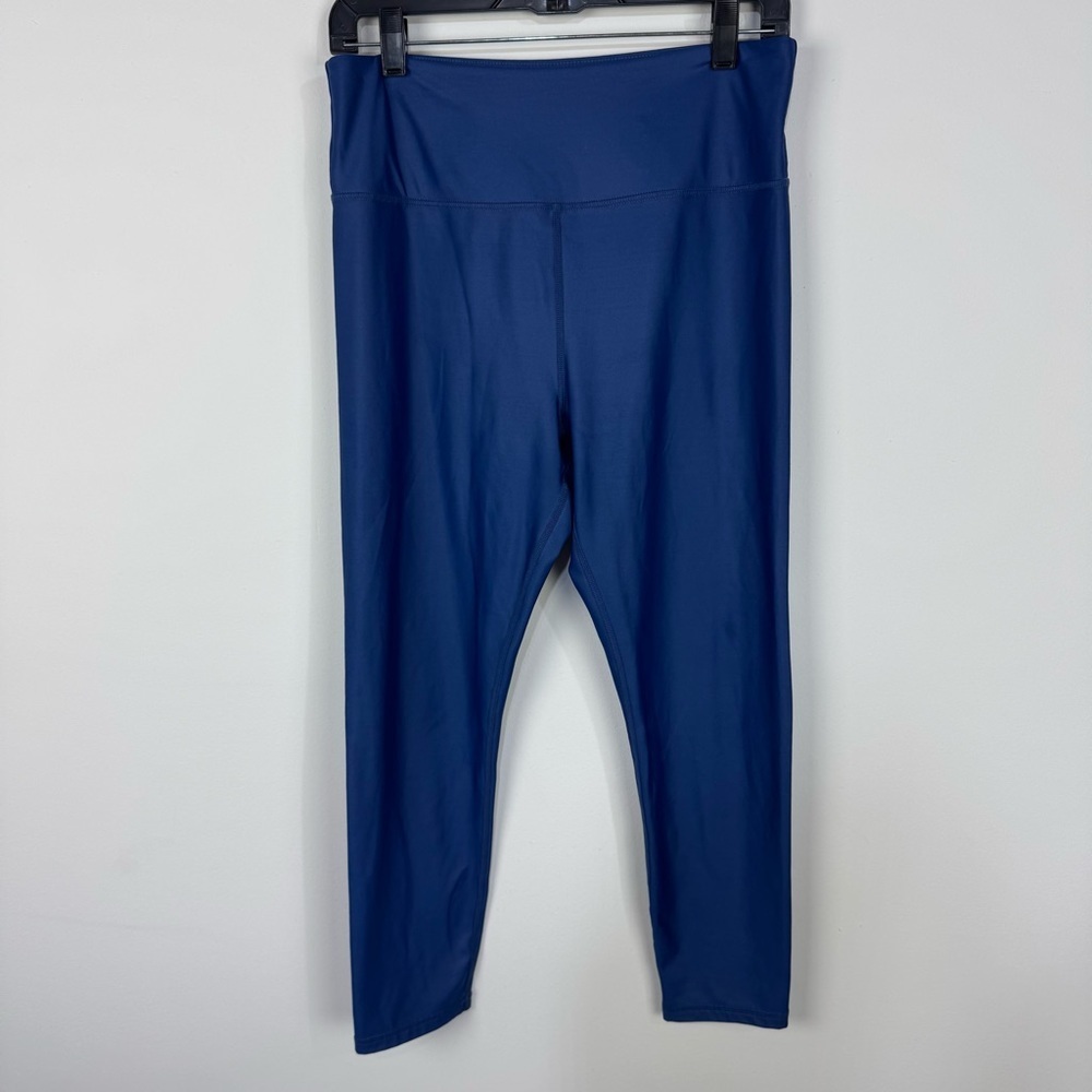 Zyia Blue High Rise Leggings Workout Yoga Running Gym